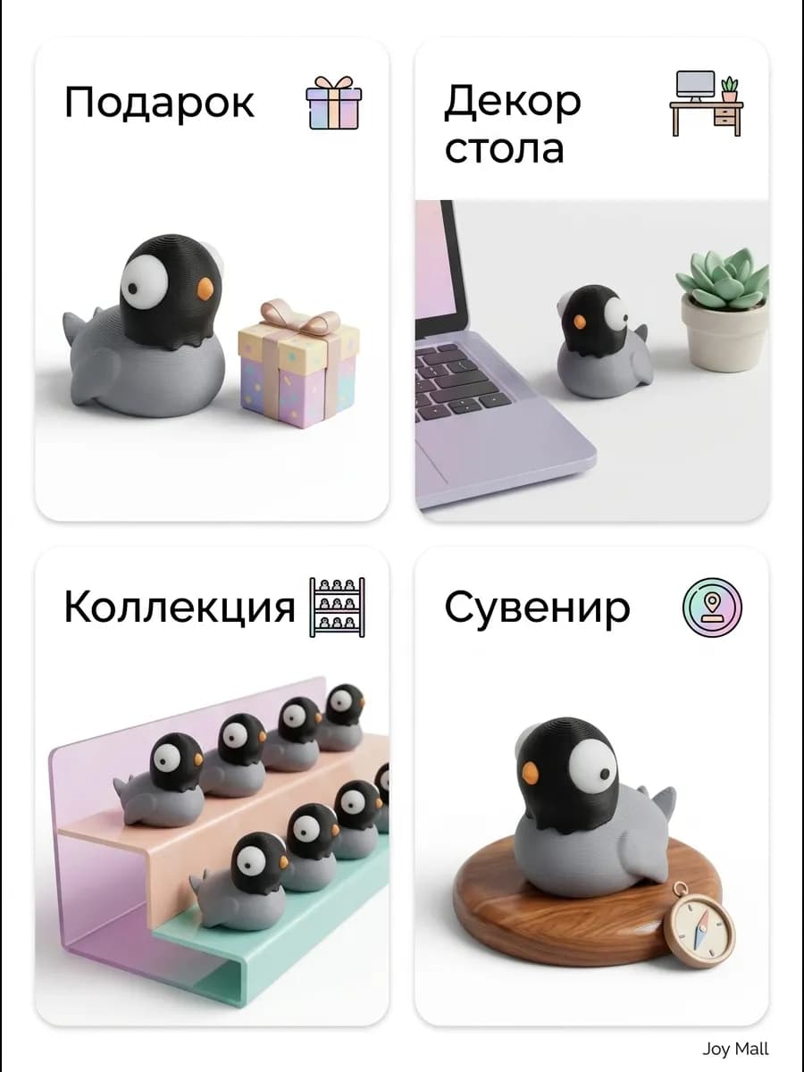 Фигурки голуби мини для декора — миниатюра 8