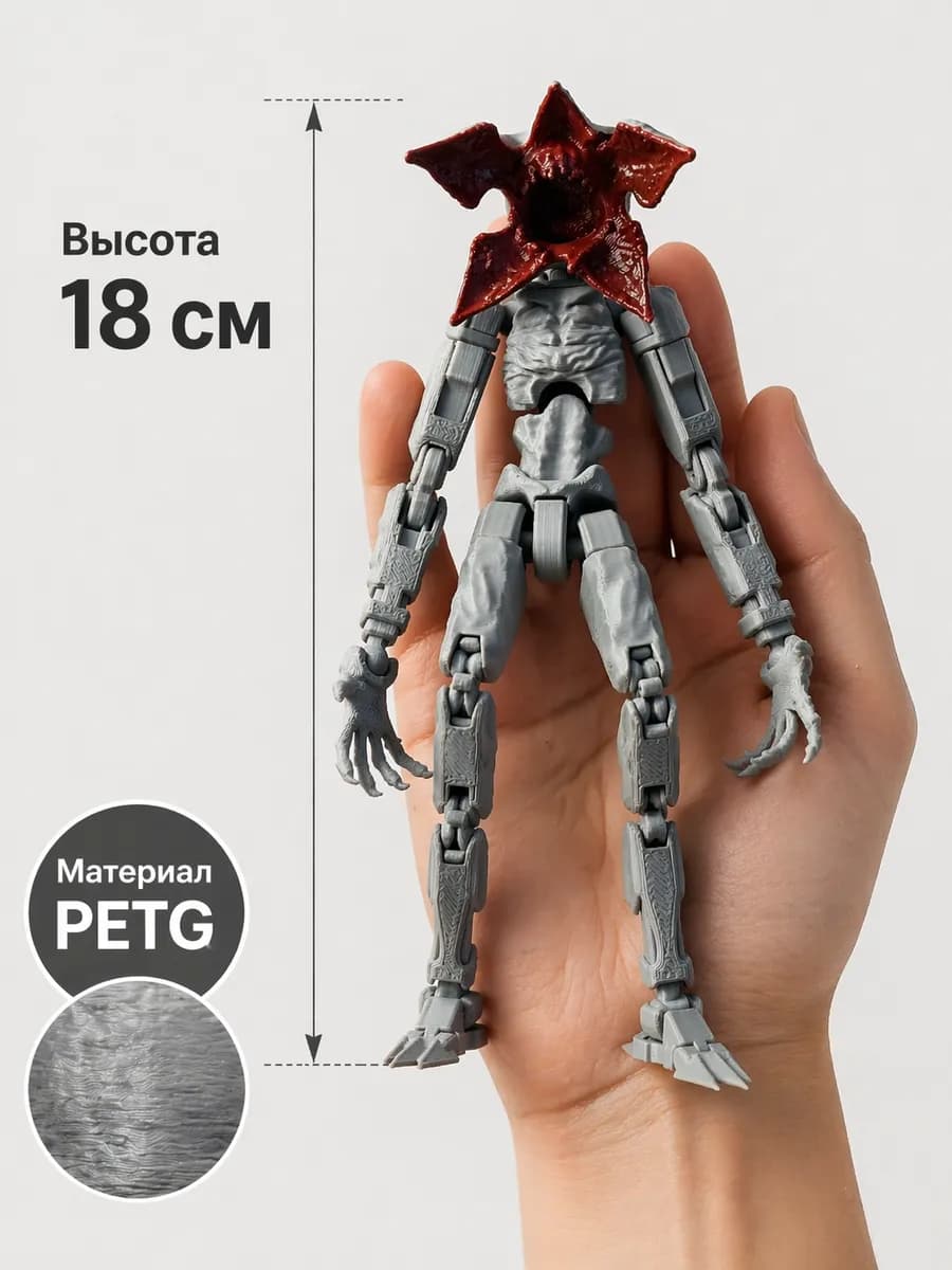 Фигурка Демогоргон подвижная 3D Очень странные дела — миниатюра 4