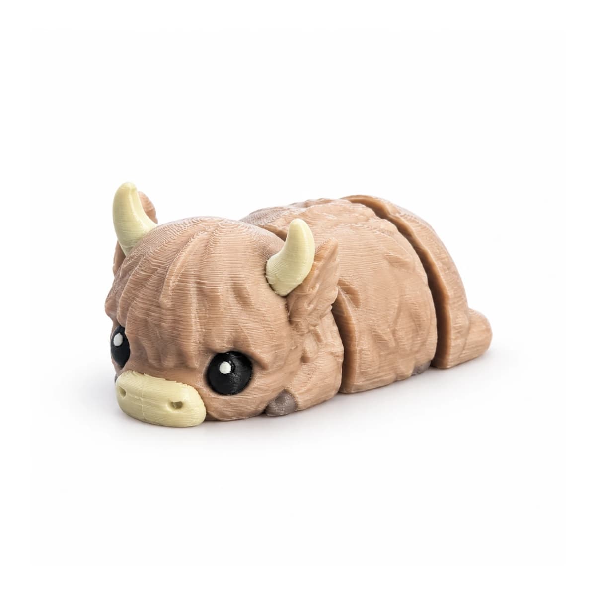Флекси-фигурка хайлендская корова Tufty — 1 шт. — фото 1 | 3D-игрушка PETG Joy Mall